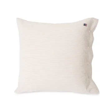 Striped Cotton Seersucker örngott 65x65 cm - Beige-vit - Lexington