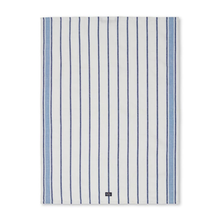 Striped kökshandduk 50x70 cm, White-blue Lexington