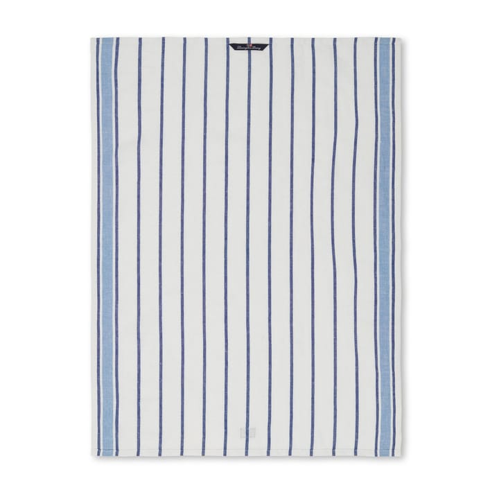 Striped kökshandduk 50x70 cm, White-blue Lexington