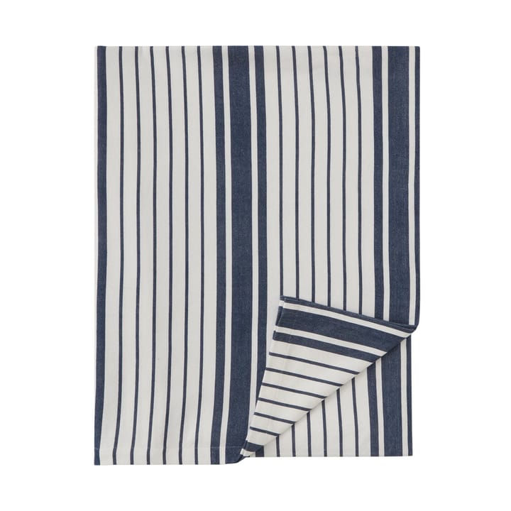Striped Organic Cotton bordsduk 150x350 cm - Navy - Lexington