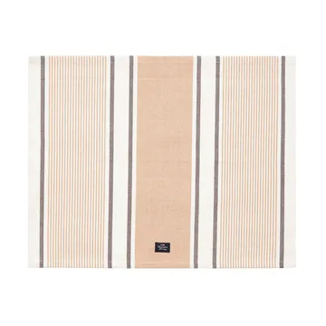 Striped Organic Cotton bordstablett 40x50 cm - Beige - Lexington