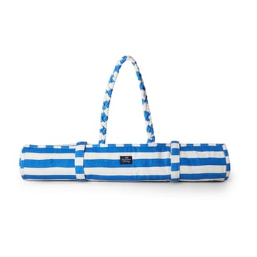 Striped strandmatta 190x70 cm - Blå-vit - Lexington