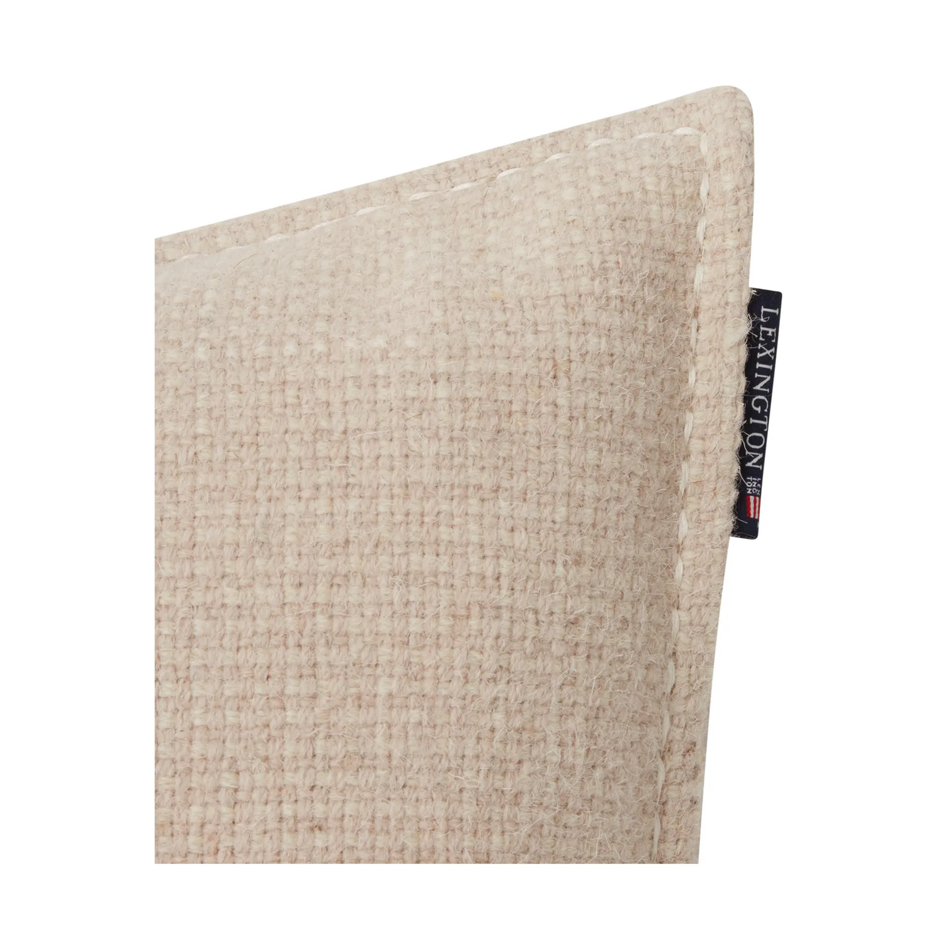 Structured Wool Cotton mix kuddfodral 50x50 cm, Off-white Lexington
