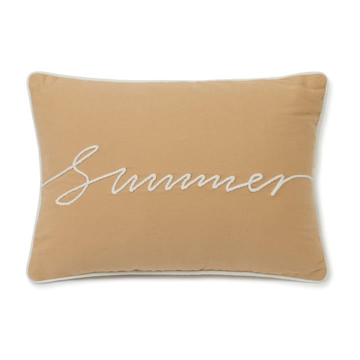 Summer Small Rope Cotton Twill kudde 30x40 cm, Oat-White Lexington