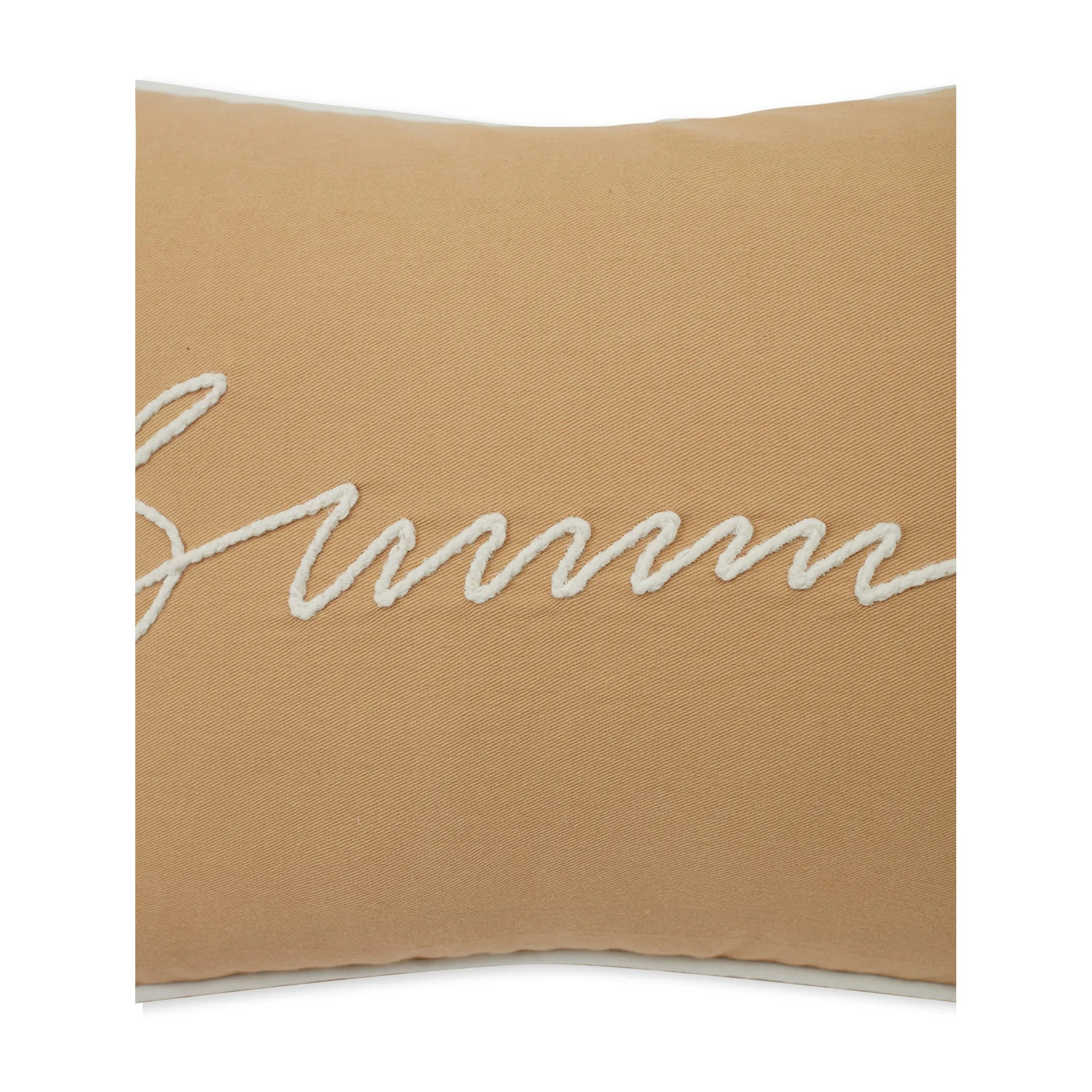 Summer Small Rope Cotton Twill kudde 30x40 cm, Oat-White Lexington