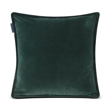 Velvet kuddfodral med kant 50x50 cm - Green - Lexington