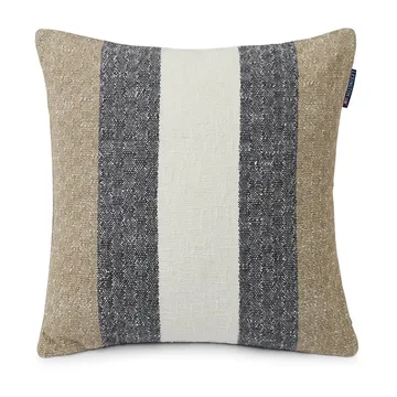 Vertical Striped Cotton kuddfodral 50x50 cm - Beige-gray - Lexington