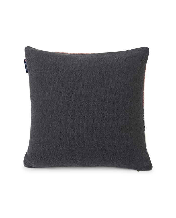 Vertical Striped Cotton kuddfodral 50x50 cm, Copper-gray Lexington