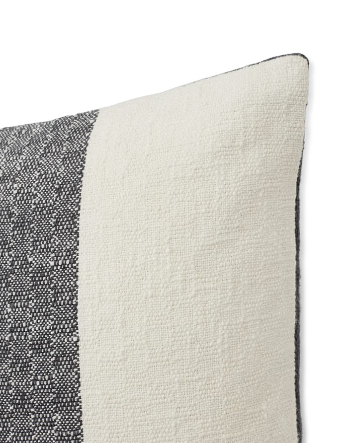 Vertical Striped Cotton kuddfodral 50x50 cm, Copper-gray Lexington