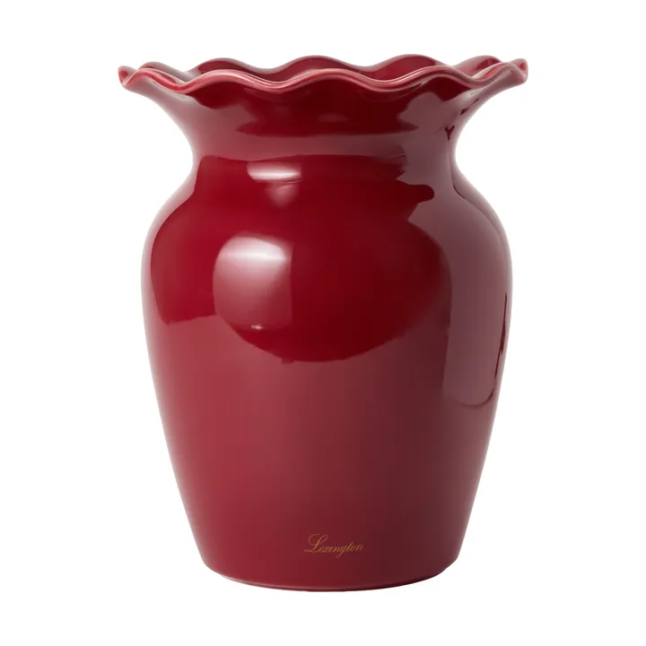 Wavy vas - Red, 25 cm - Lexington