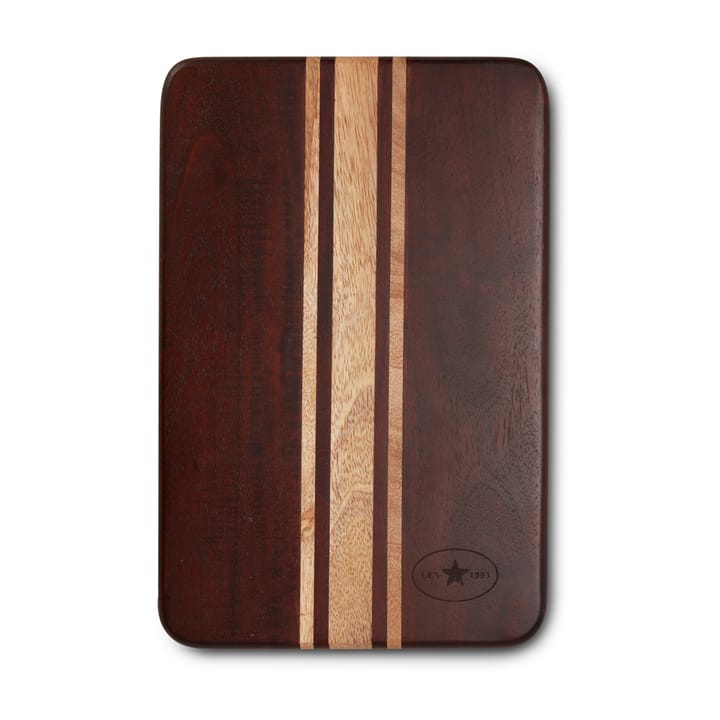 Wood serving board stripes - 30x20 cm - Lexington