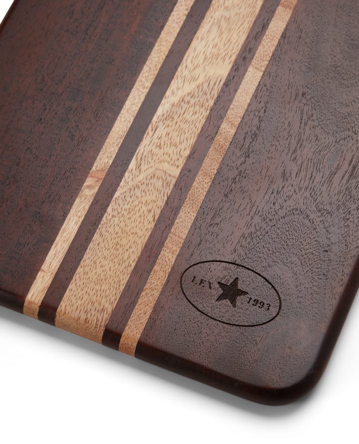 Wood serving board stripes - 30x20 cm - Lexington