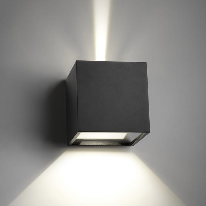 Cube XL Up/Down vägglampa - black, led - Light-Point