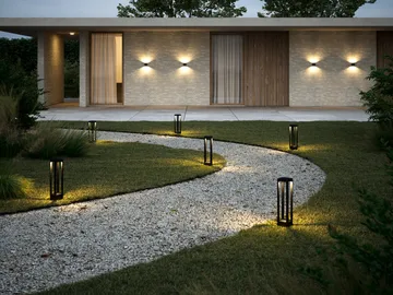 Mirage outdoor lampa switch tune - Black, 12x48 cm - Light-Point