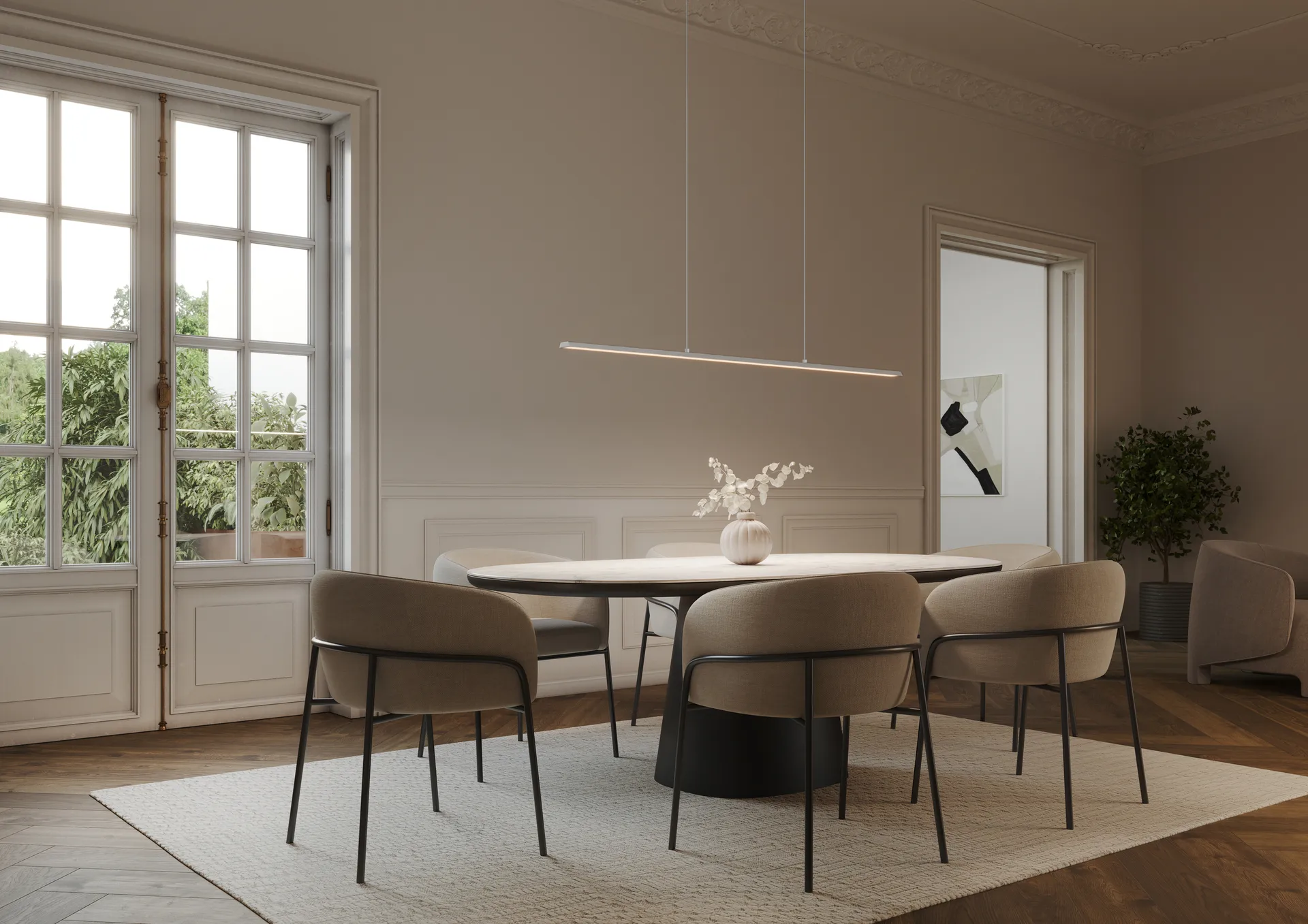 Slim S1800 pendel, White Light-Point