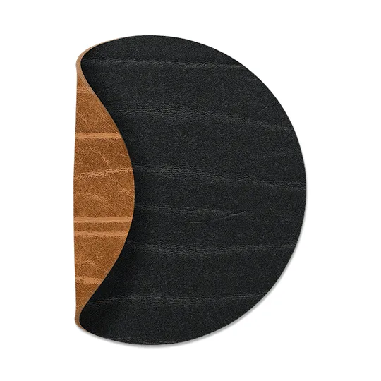 Buffalo glasunderlägg vändbar circle 1 st, svart-natur LIND DNA