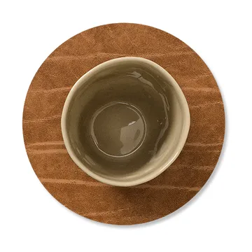 Buffalo glasunderlägg vändbar circle 1 st - svart-natur - LIND DNA