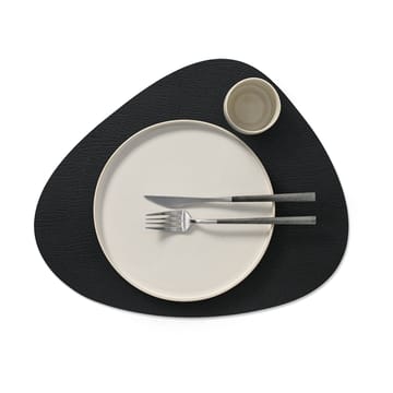Bull bordstablett vändbar curve L 1 st - Warm grey-black - LIND DNA