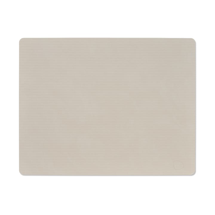 Corduroy bordstablet square L - Oyster White - LIND DNA