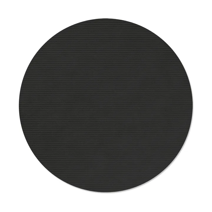 Corduroy bordstablett - Black ink, circle, L - LIND DNA