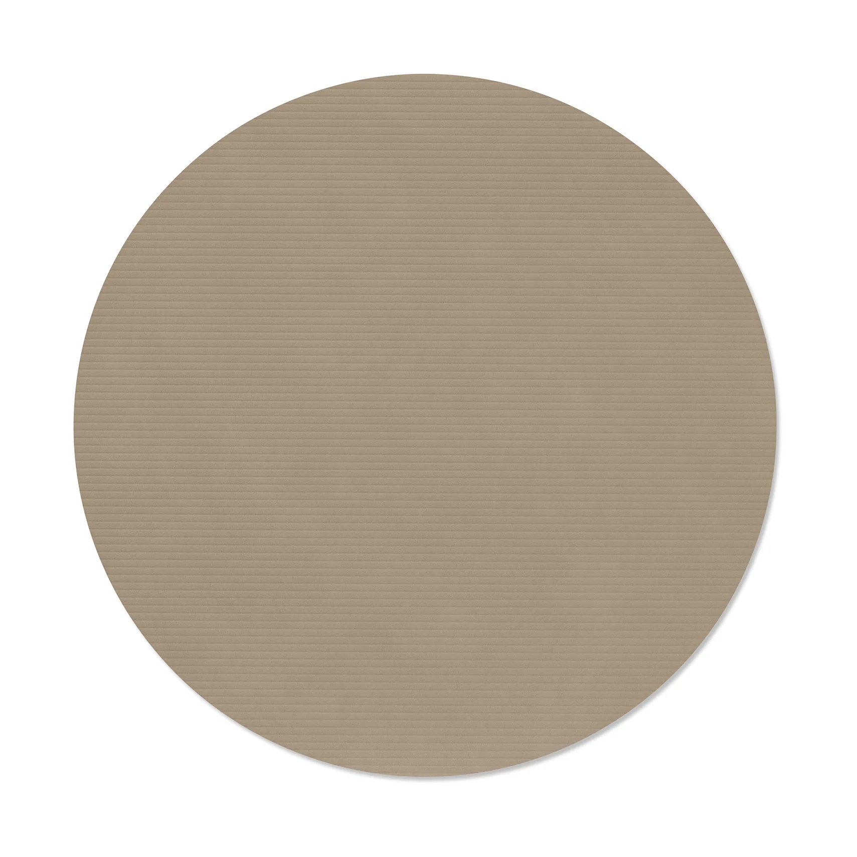 Corduroy bordstablett, Clay brown, circle, L LIND DNA