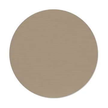 Corduroy bordstablett - Clay brown, circle, L - LIND DNA