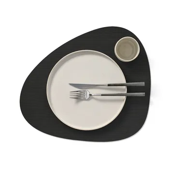 Corduroy bordstablett curve L - Black ink - LIND DNA