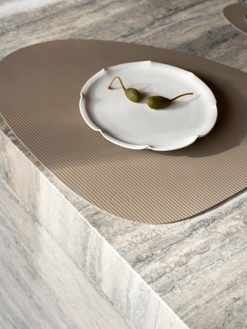 Corduroy bordstablett curve L - Clay Brown - LIND DNA