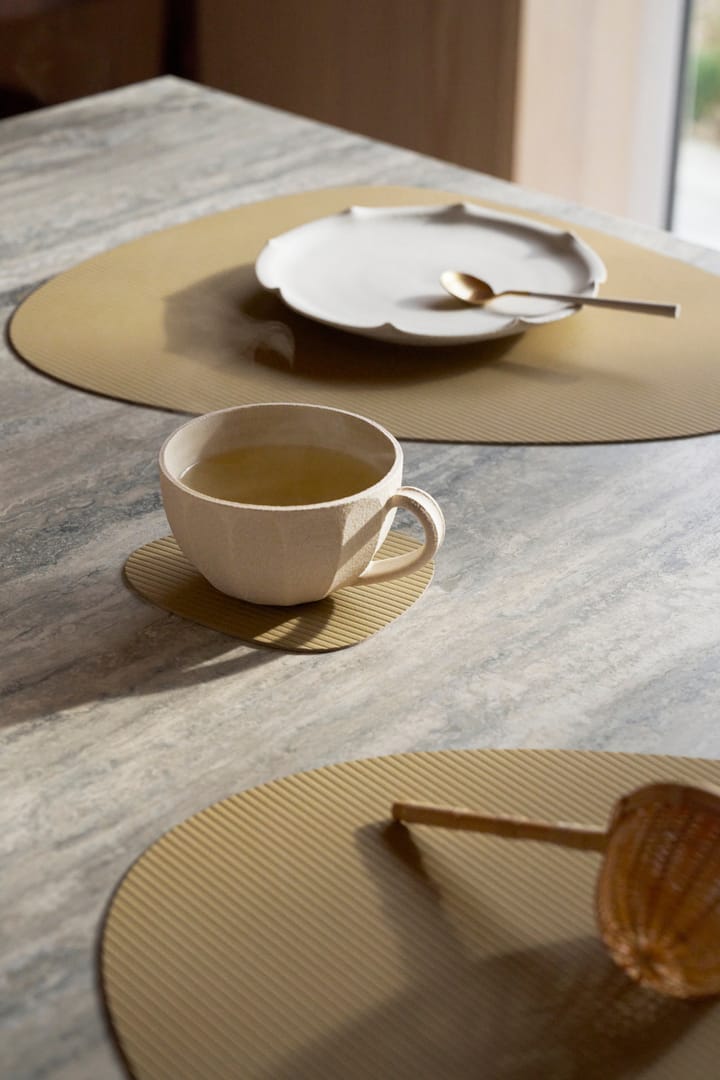 Corduroy bordstablett curve L, Khaki LIND DNA