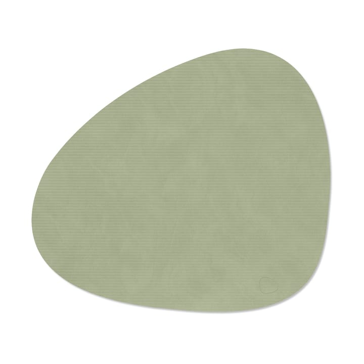 Corduroy bordstablett curve L - Olive Green - LIND DNA