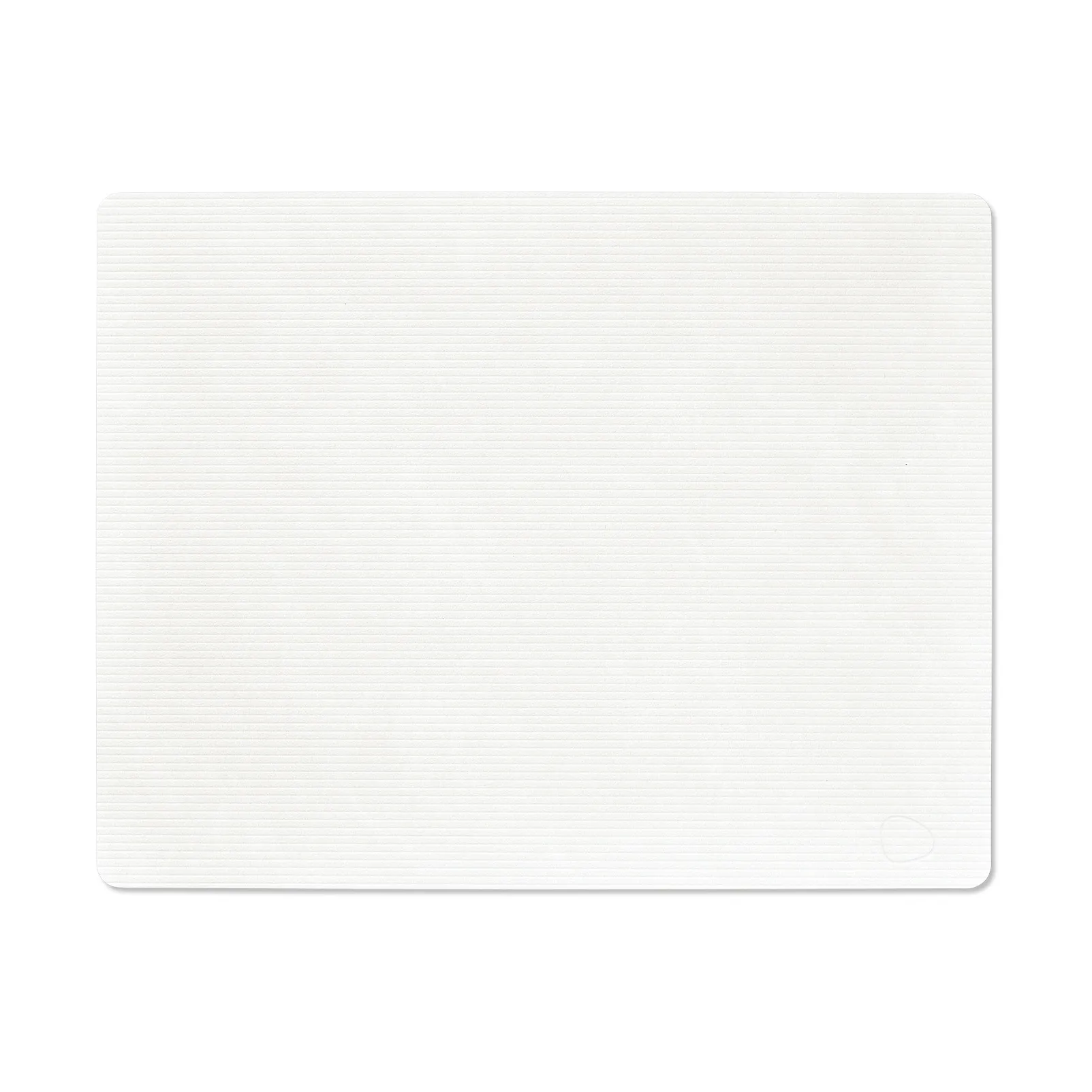 Corduroy bordstablett square L, Pure white LIND DNA