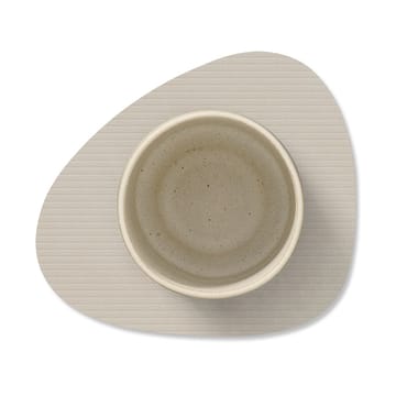 Corduroy glasunderlägg curve - Oyster White - LIND DNA