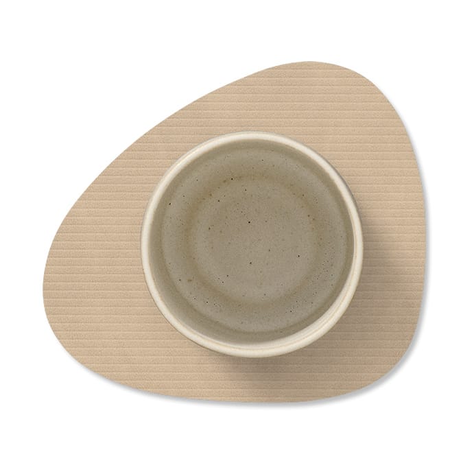 Corduroy glasunderlägg curve, Sand LIND DNA