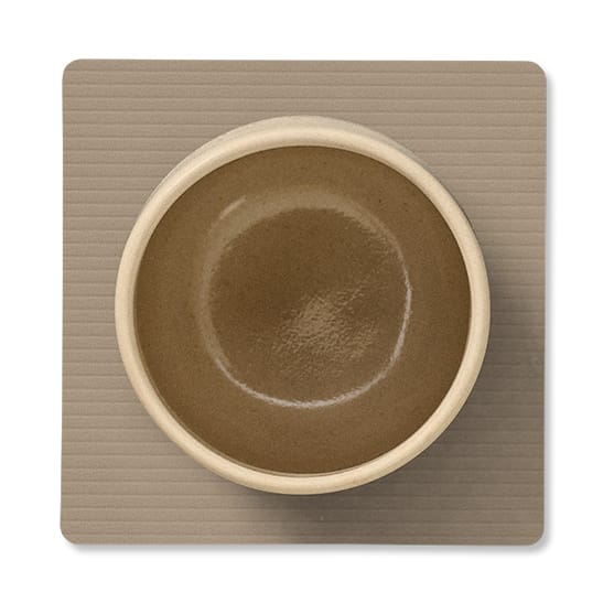 Corduroy glasunderlägg square, Clay Brown LIND DNA