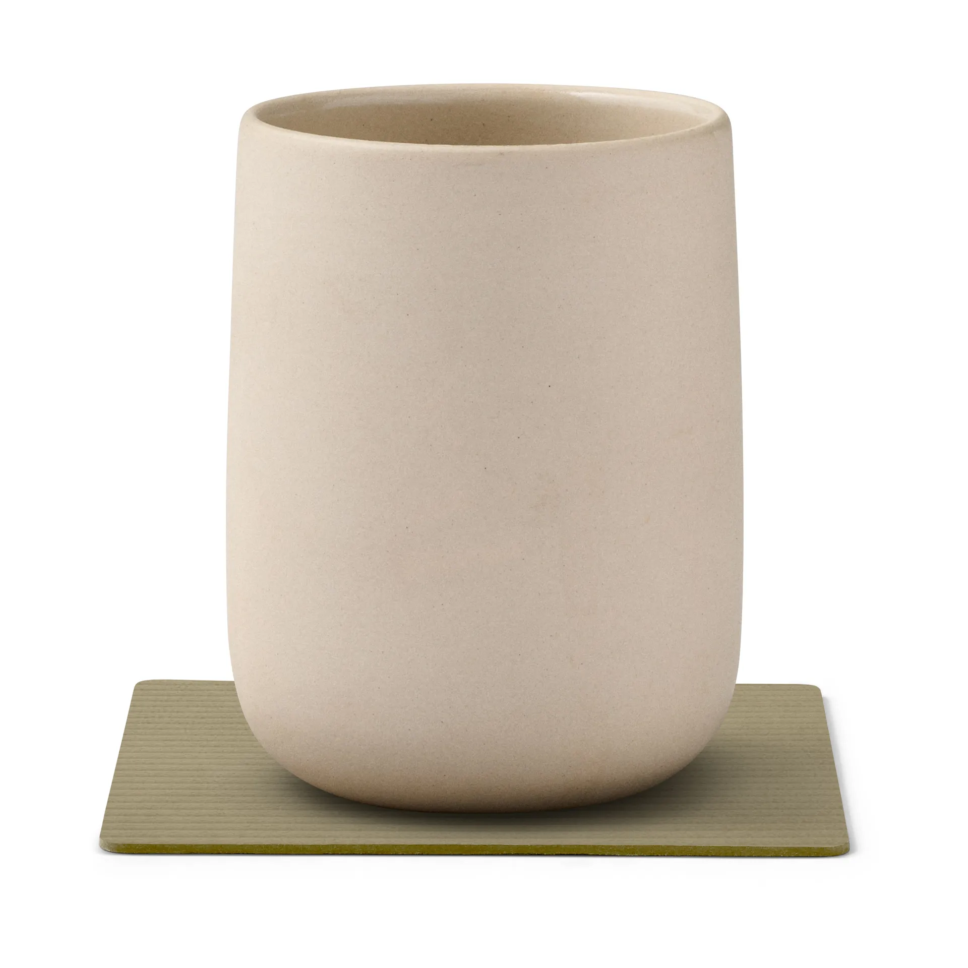 Corduroy glasunderlägg square, Herbal Dust LIND DNA