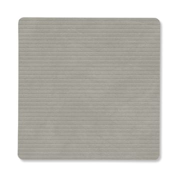 Corduroy glasunderlägg square - Light Grey - LIND DNA