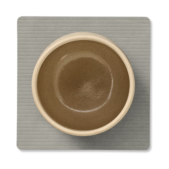 Corduroy glasunderlägg square, Light Grey LIND DNA