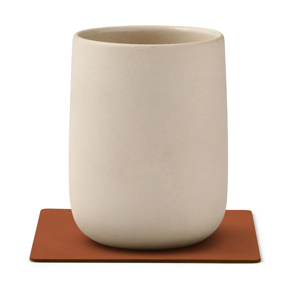 Corduroy glasunderlägg square, Rust LIND DNA