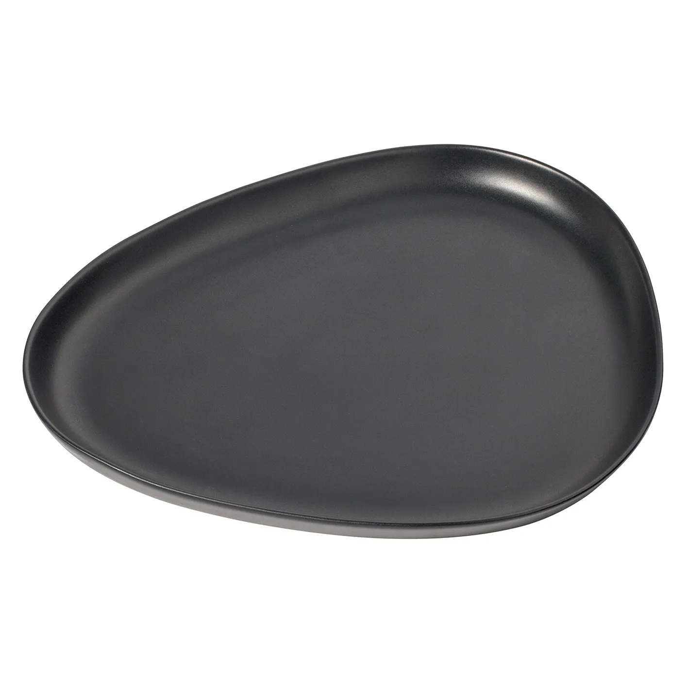 Curve Stoneware serveringsfat 30x35 cm, Black LIND DNA