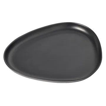 Curve Stoneware serveringsfat 30x35 cm - Black - LIND DNA