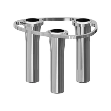 Lind Curve kombinerbar ljusstake krom - Triple - LIND DNA