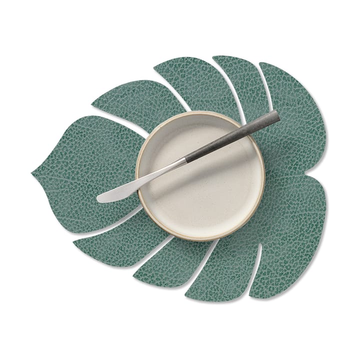 Monstera Leaf Hippo bordstablett S, Pastellgrön LIND DNA