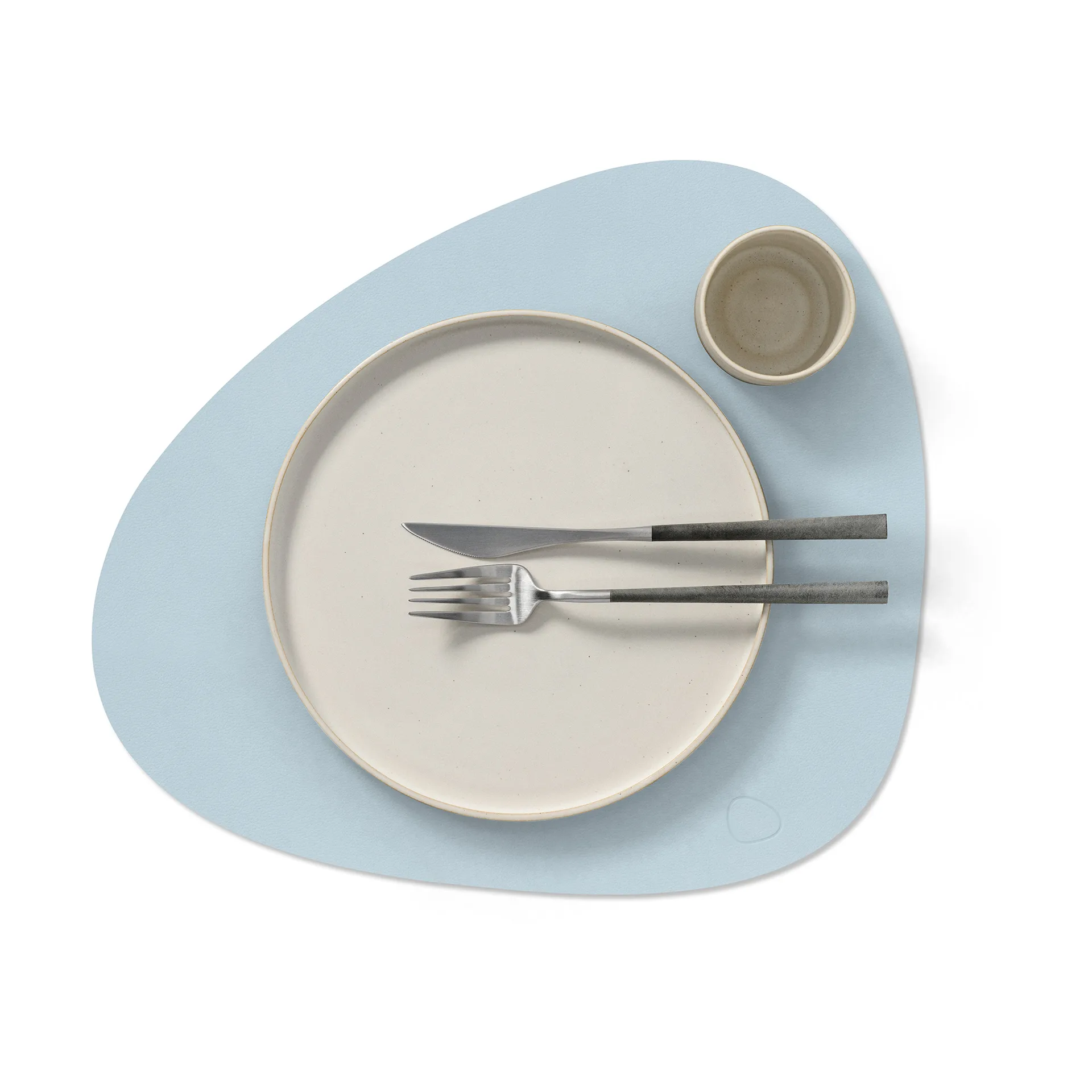 Nupo bordstablett curve L, Soft sky LIND DNA