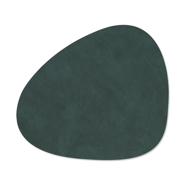 Nupo bordstablett curve M - Dark green, 35x31 cm - LIND DNA