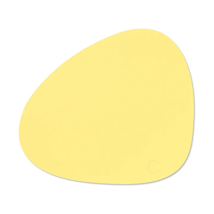 Nupo bordstablett curve M - Yellow, 35x31 cm - LIND DNA