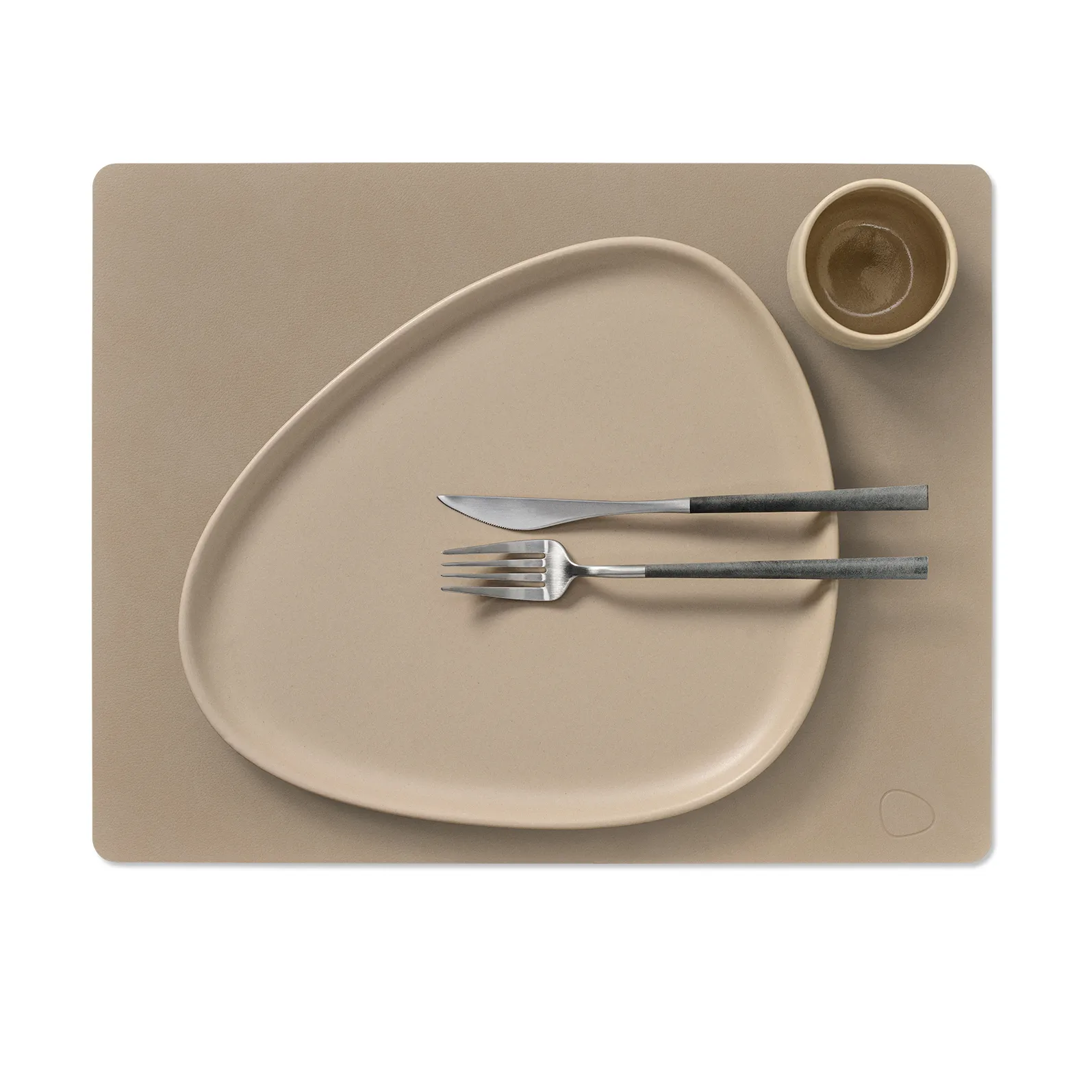 Nupo bordstablett square L, Clay brown, 45x35 cm LIND DNA