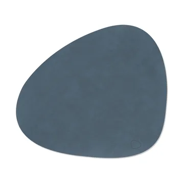 Nupo bordstablett vändbar curve L 1 st - Dark blue-black, 44x37 cm - LIND DNA