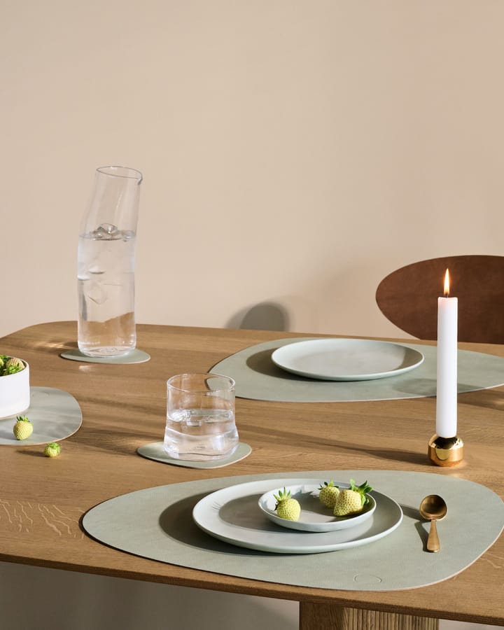 Nupo bordstablett vändbar curve L 1 st, Dark green-olive green LIND DNA