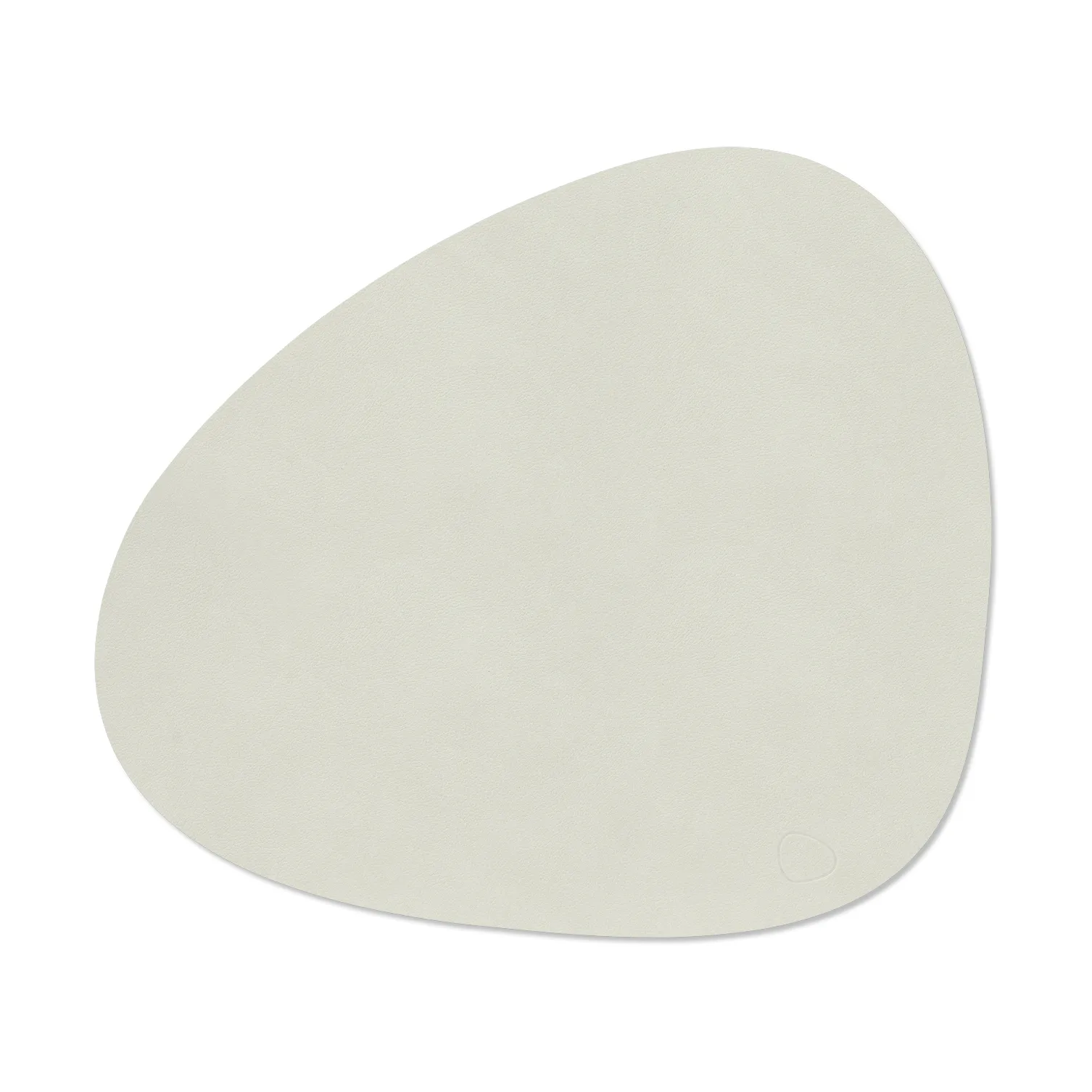 Nupo bordstablett vändbar curve L 1 st, Linen-flint grey, 44x37 cm LIND DNA