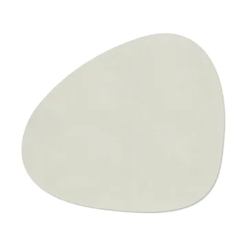 Nupo bordstablett vändbar curve L 1 st - Linen-flint grey, 44x37 cm - LIND DNA